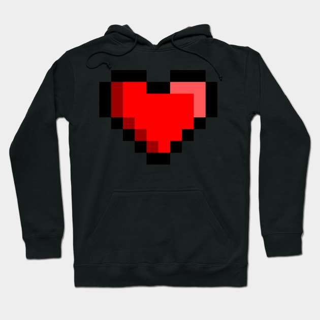 DIGITAL PIXEL HEART Hoodie by Anthony88